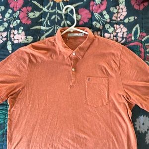 Criquet Sunwashed polo - Brick Men’s Large